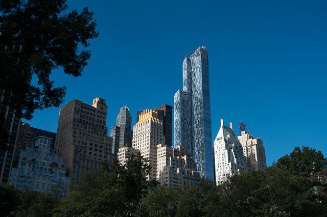 Christian de Portzamparc's One57 Tower on West 57th Street New York. September 2015
